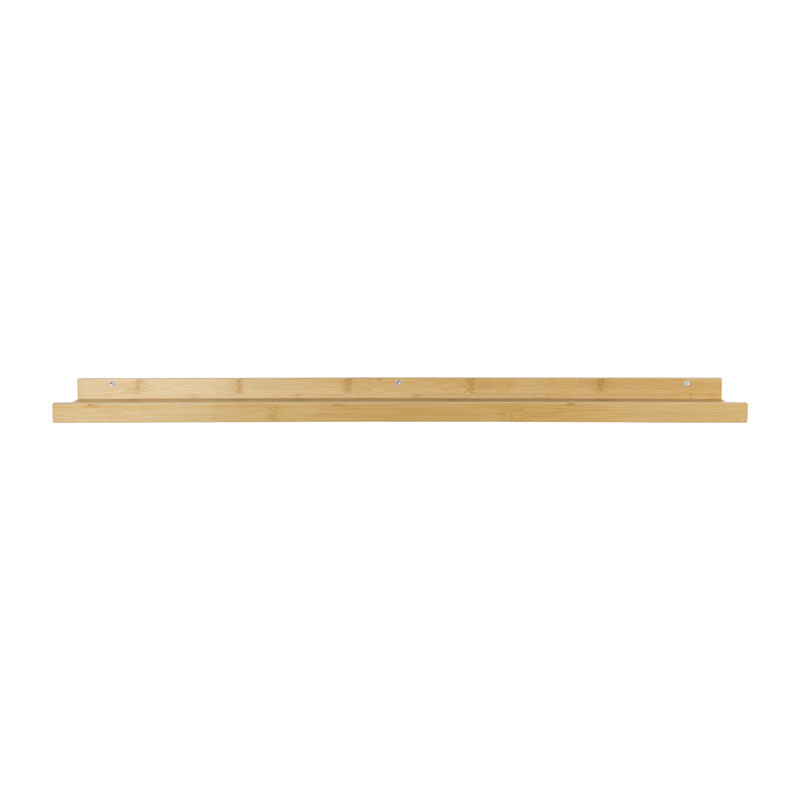 Image of Wandplank bamboe - 4x95x12 cm - naturel