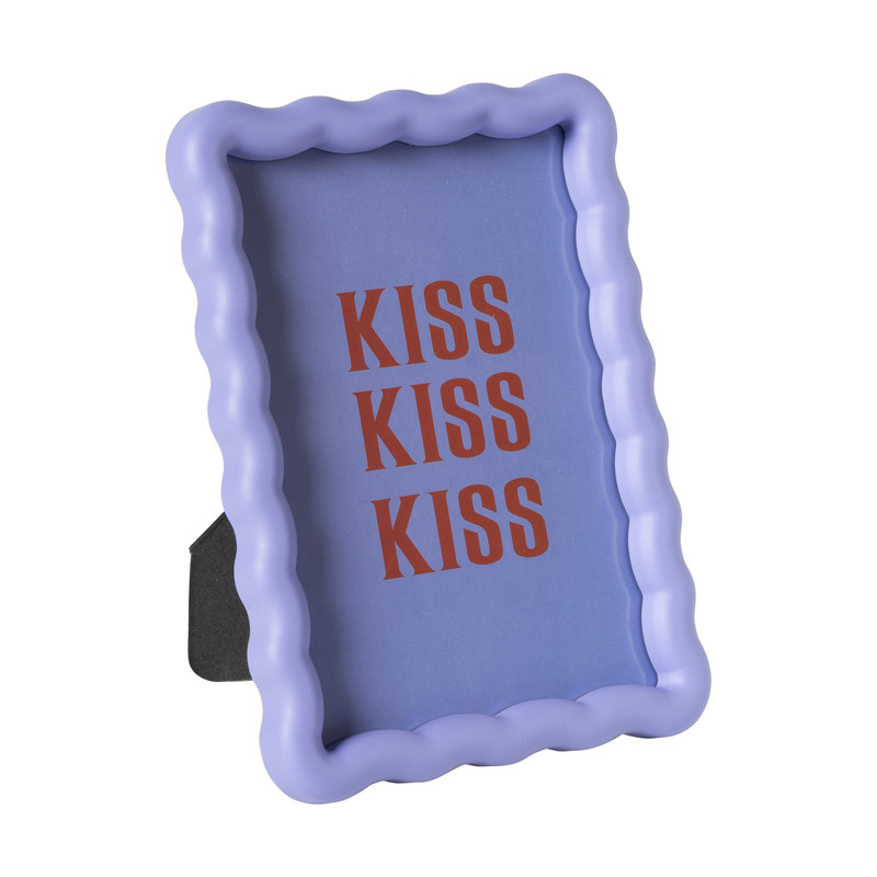 Fotolijst golfjes - paars - 13x18 cm