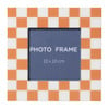 Fotolijst tokio - peach/wit - 10x10 cm