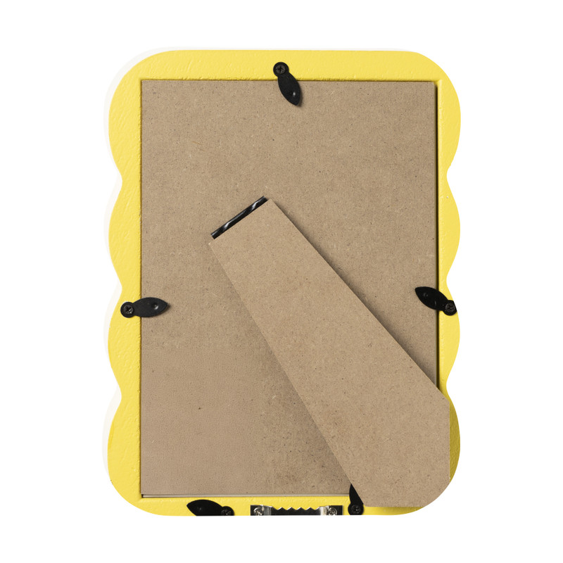 Fotolijst golf - geel - 13x18 cm