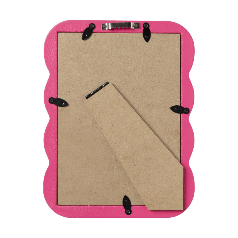 Fotolijst golf - roze - 13x18 cm