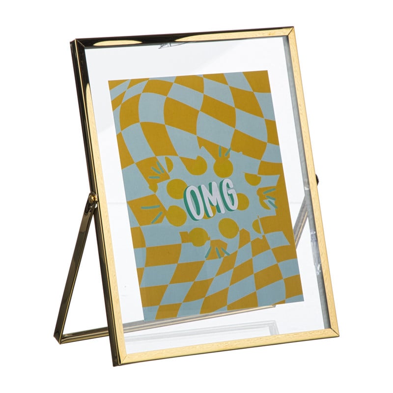 Fotolijst staand - goud - 18x23 cm