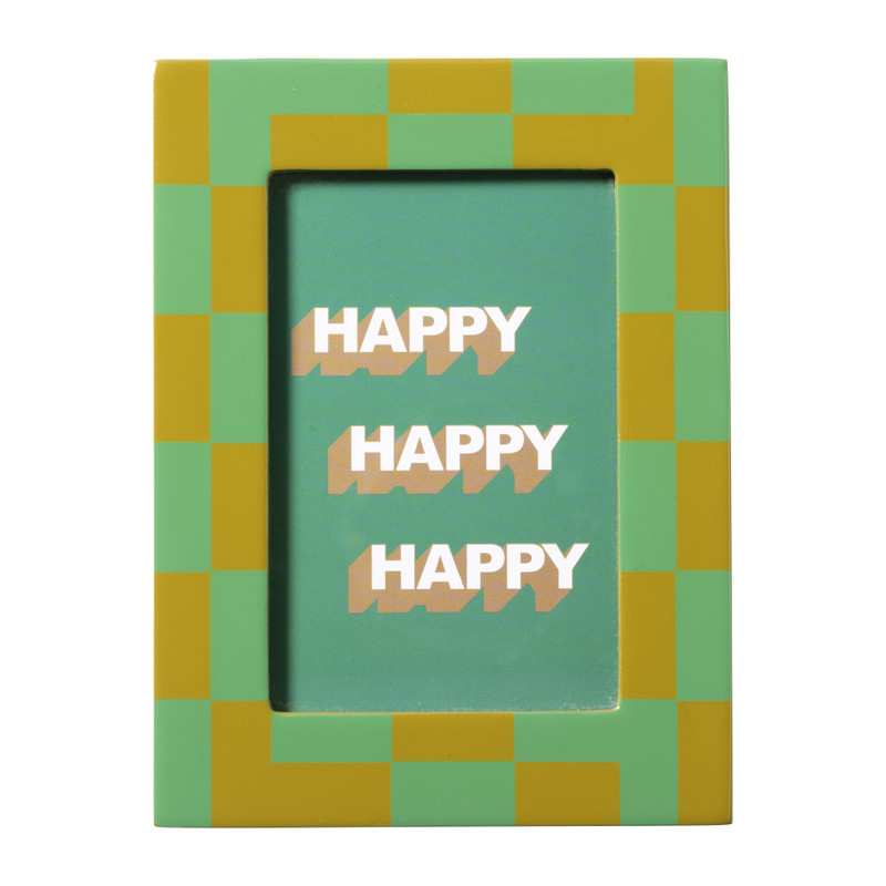 Fotolijst grafisch - groen/geel -10x15 cm 