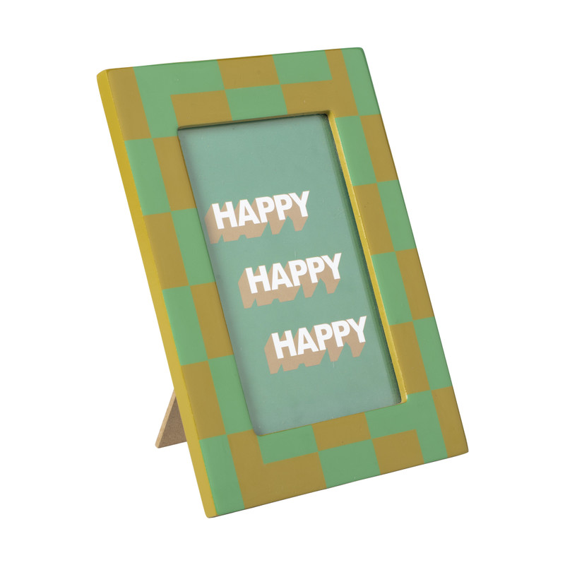 Fotolijst grafisch - groen/geel -10x15 cm 