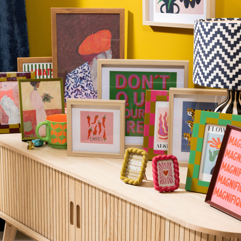 Fotolijst - rood - 13x18 cm