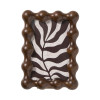 Fotolijst hout bolletjes klein - bruin - 10x15 cm