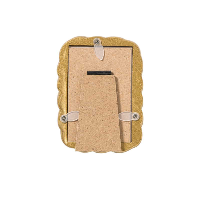 Mini fotolijstje - goud - 7x9 cm