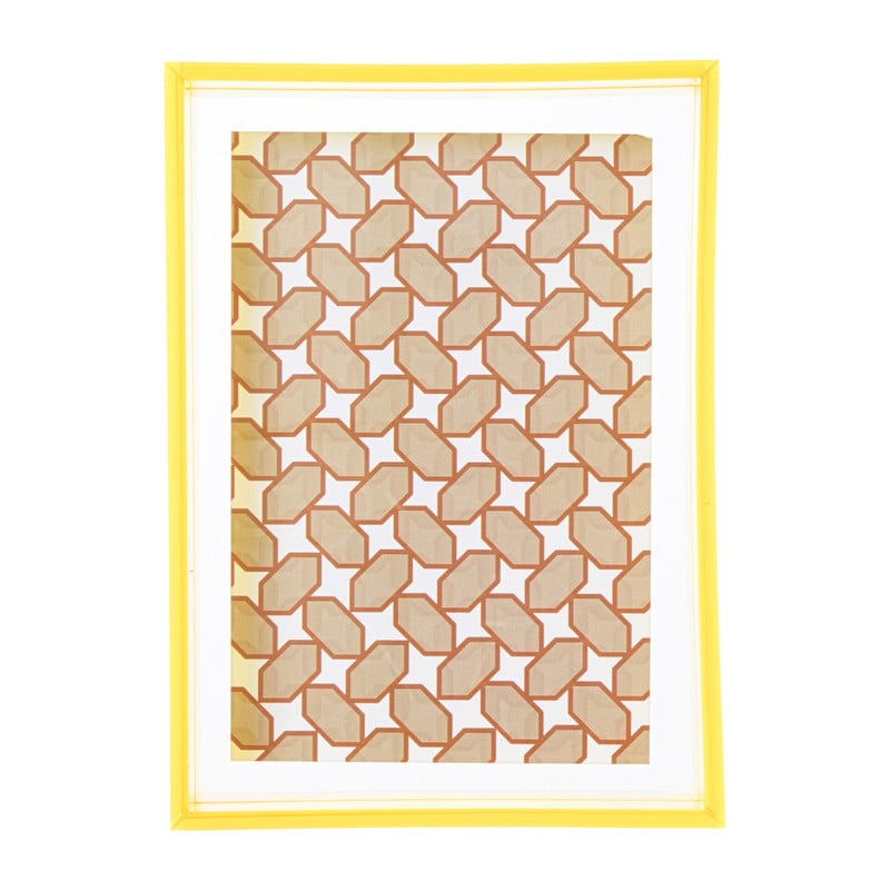 Fotolijst acryl - geel - 10x15 cm