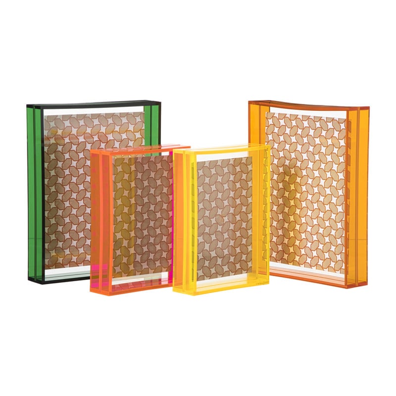 Fotolijst acryl - geel - 10x15 cm