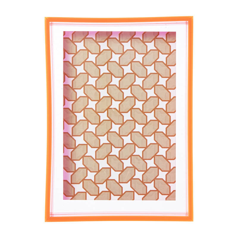 Fotolijst acryl - roze - 10x15 cm