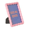 Fotolijst golf - roze - 13x18 cm