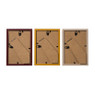 Fotolijsten set van 3 - beige/oker/rood - 10x15 cm
