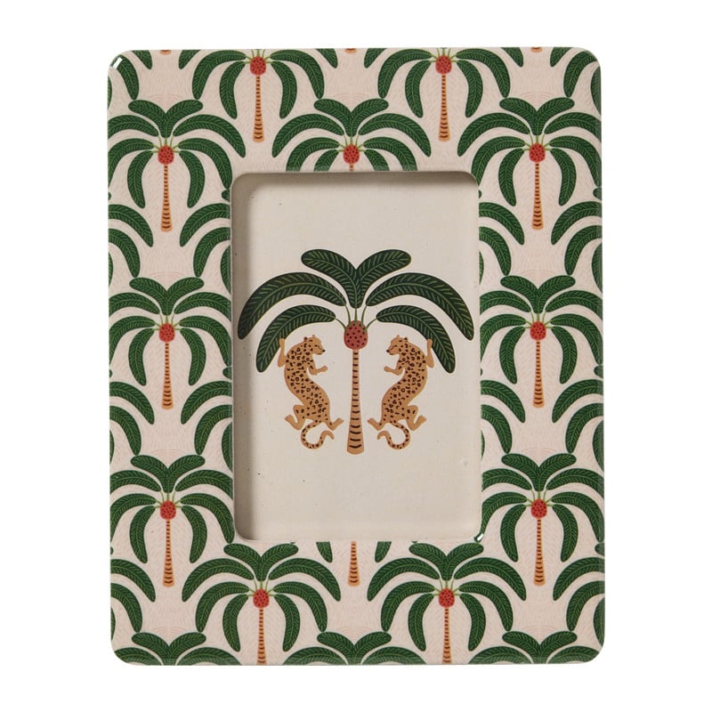 Fotolijst mini palm - groen - 5x8cm