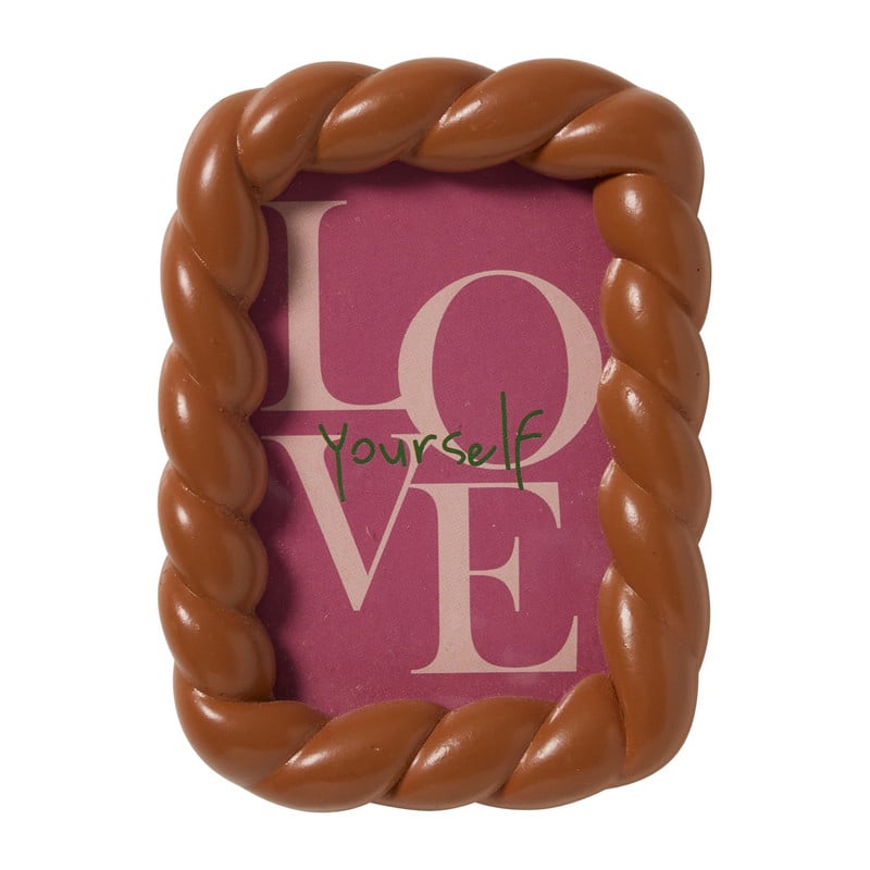 Fotolijst mini - bruin - 5x8 cm