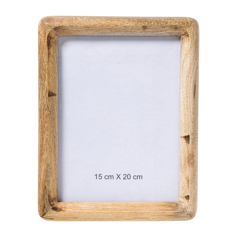 Fotolijst hout - bruin - 15x20 cm