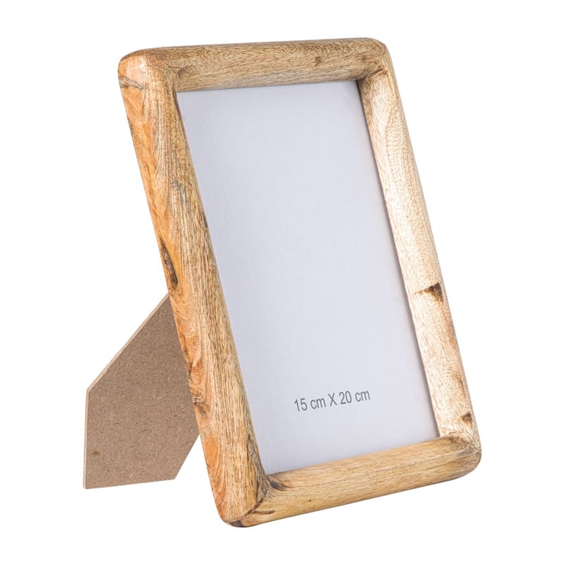 Fotolijst hout - bruin - 15x20 cm