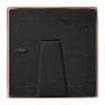 Fotolijst hartjes - bruin/rood - 14x14 cm