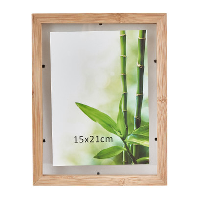 ergens bij betrokken zijn Persoonlijk Slecht Fotolijst bamboe - 15x21 cm | Xenos