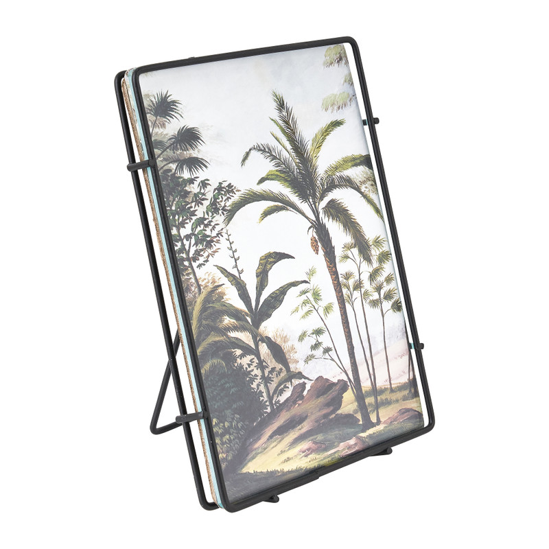Fotokader jungle - zwart - 13x18 cm 