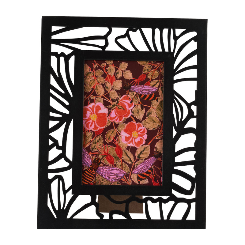 Fotolijst ginkgo - zwart - 10x15 cm 