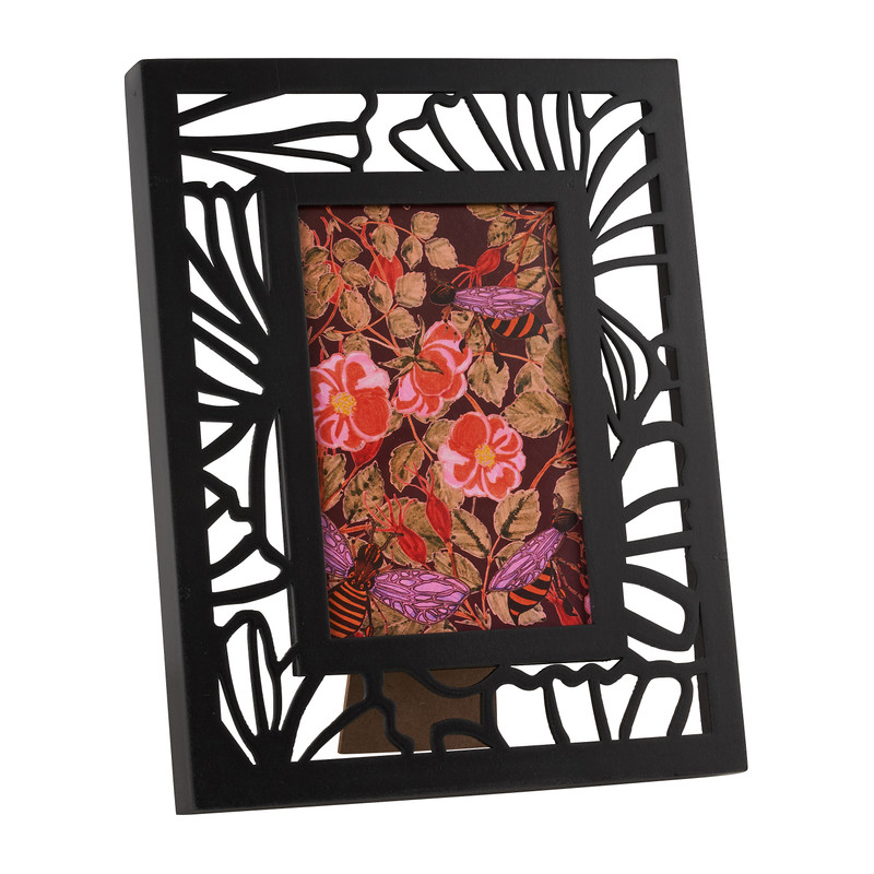 Fotolijst ginkgo - zwart - 10x15 cm 