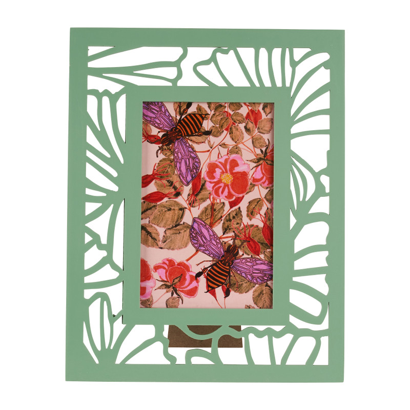 Fotolijst ginkgo - groen - 10x15 cm 