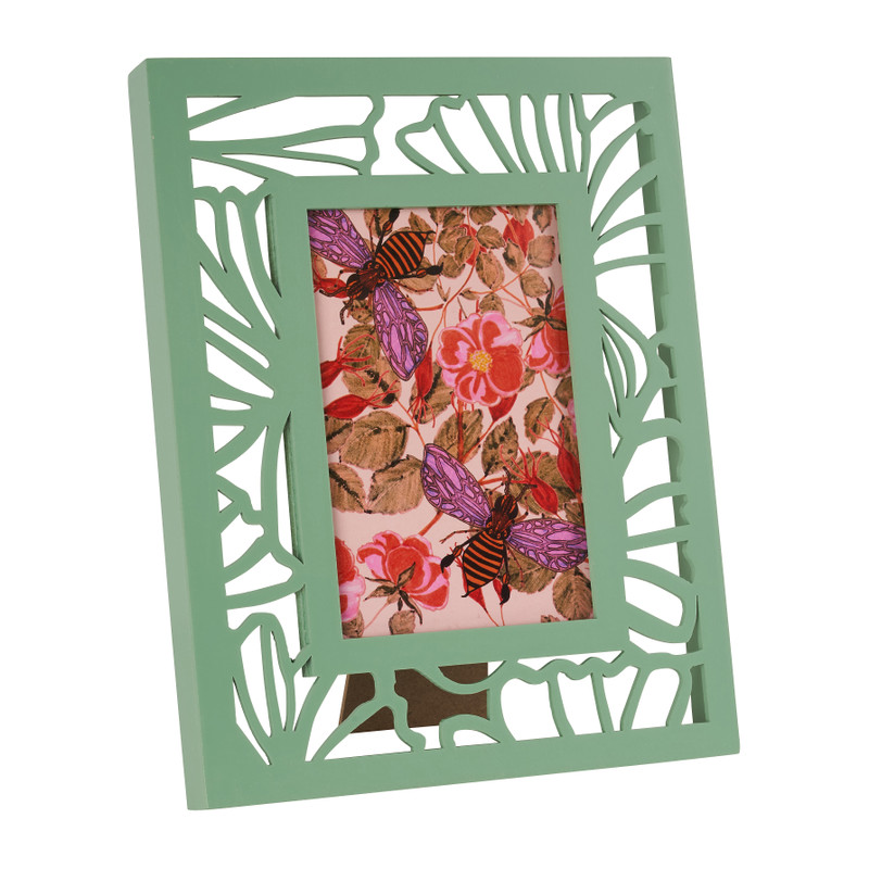 Fotolijst ginkgo - groen - 10x15 cm 