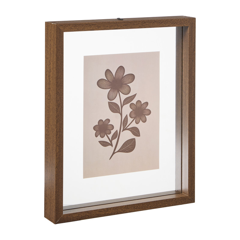 Fotolijst hout - bruin - 13x18 cm 