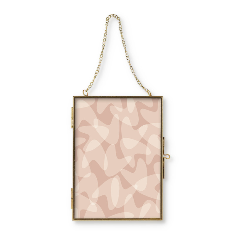 Fotolijst aan ketting - goud - 13x18 cm