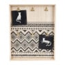 Collagelijst met clips ethnic - 38x31 cm  