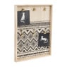 Collagelijst met clips ethnic - 38x31 cm  