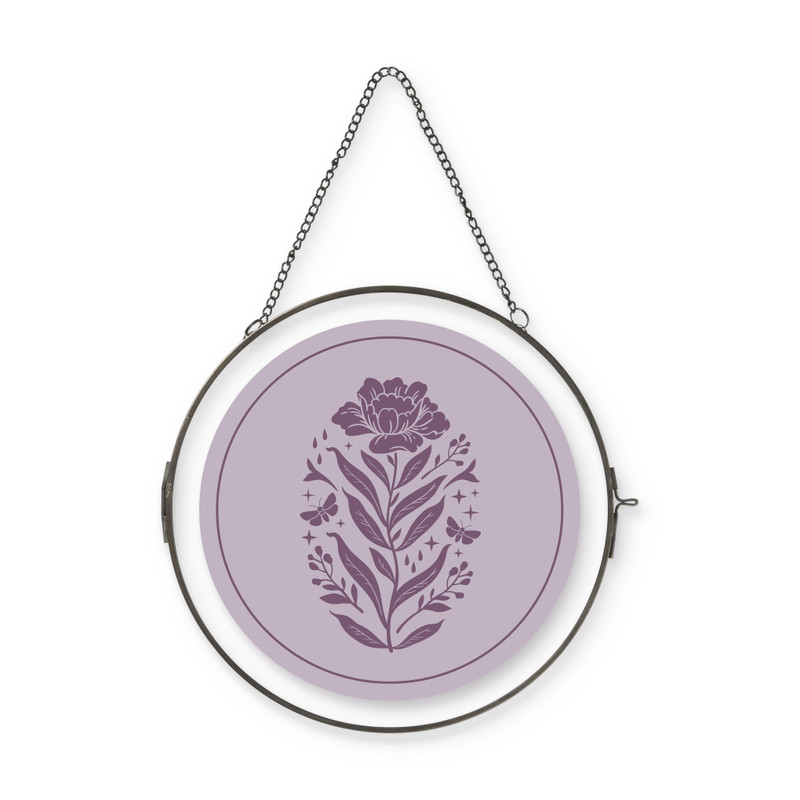 Fotolijst rond - goud- ⌀20 cm