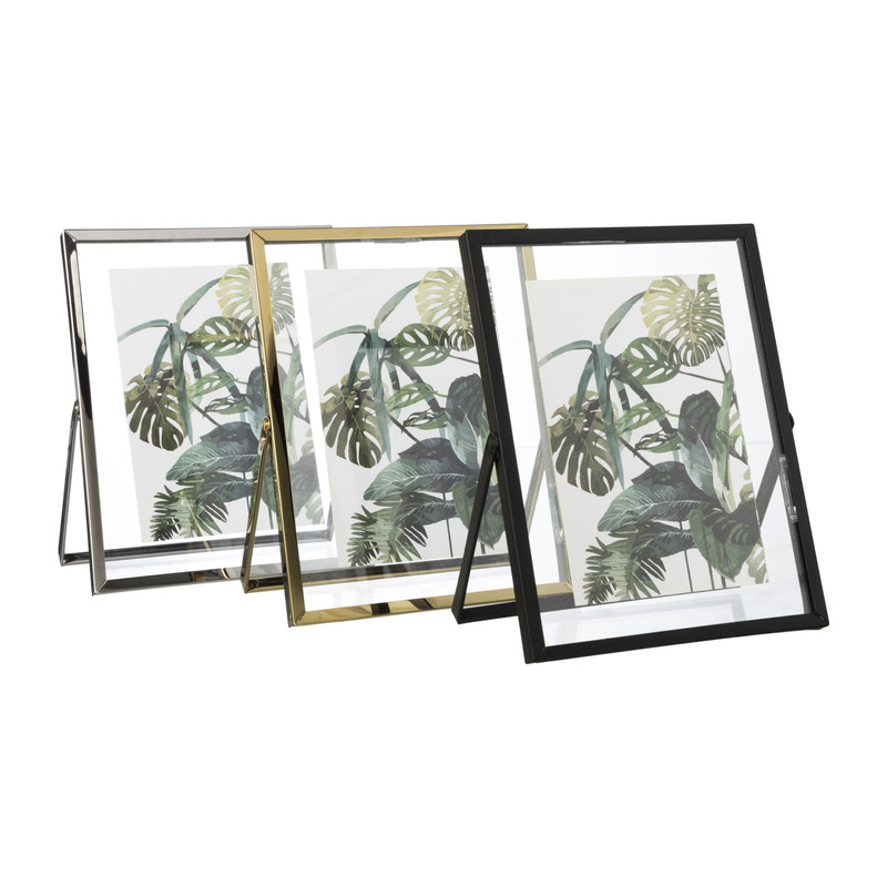 Fotolijst staand - zilverkleurig - 20x15x1 cm