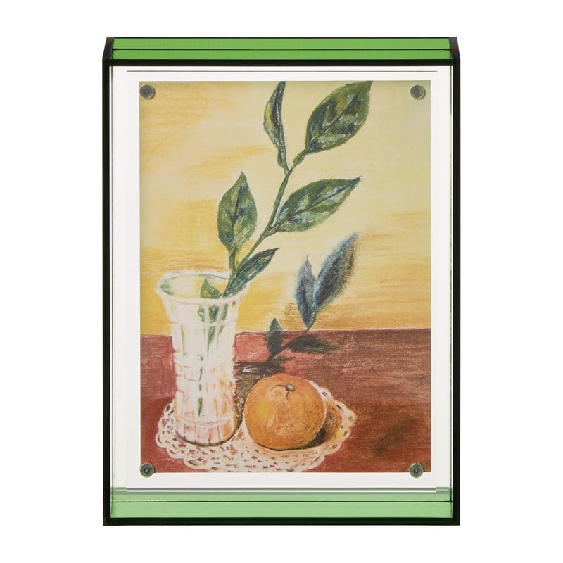 Acryl fotolijst klein - groen - 10x15 cm