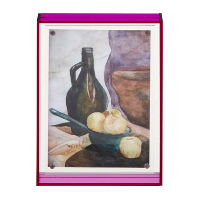 Acryl fotolijst klein - roze - 10x15 cm