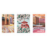 Posters city - set van 3 - 10x15 cm