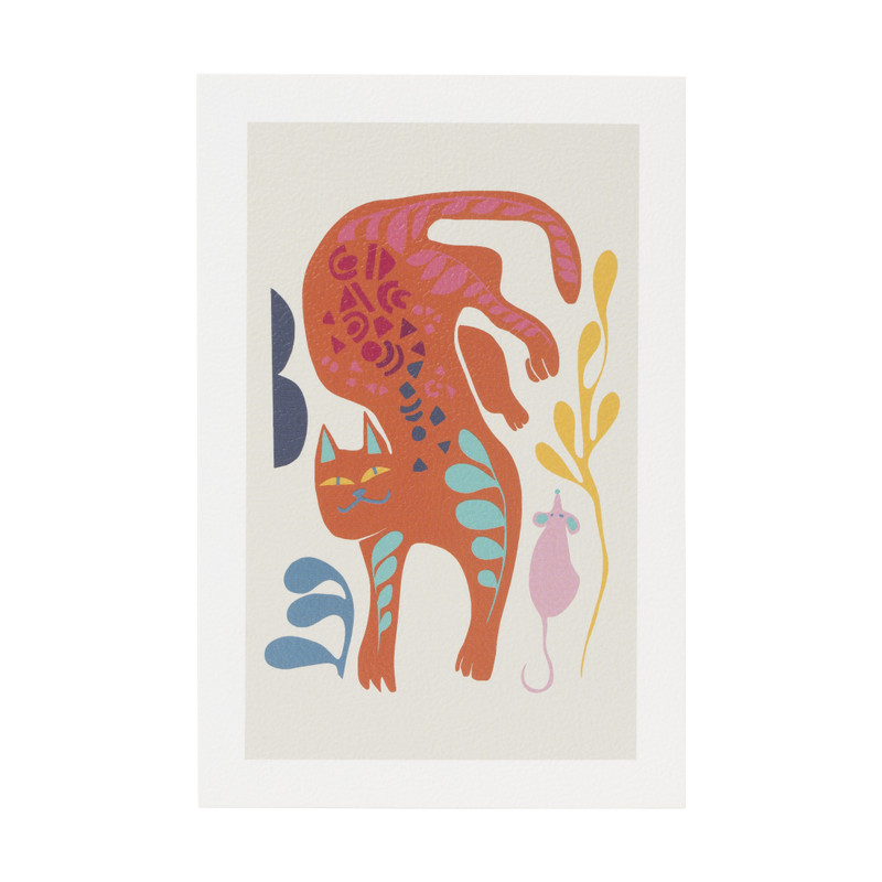 Posters funky - set van 3 - 10x15 cm