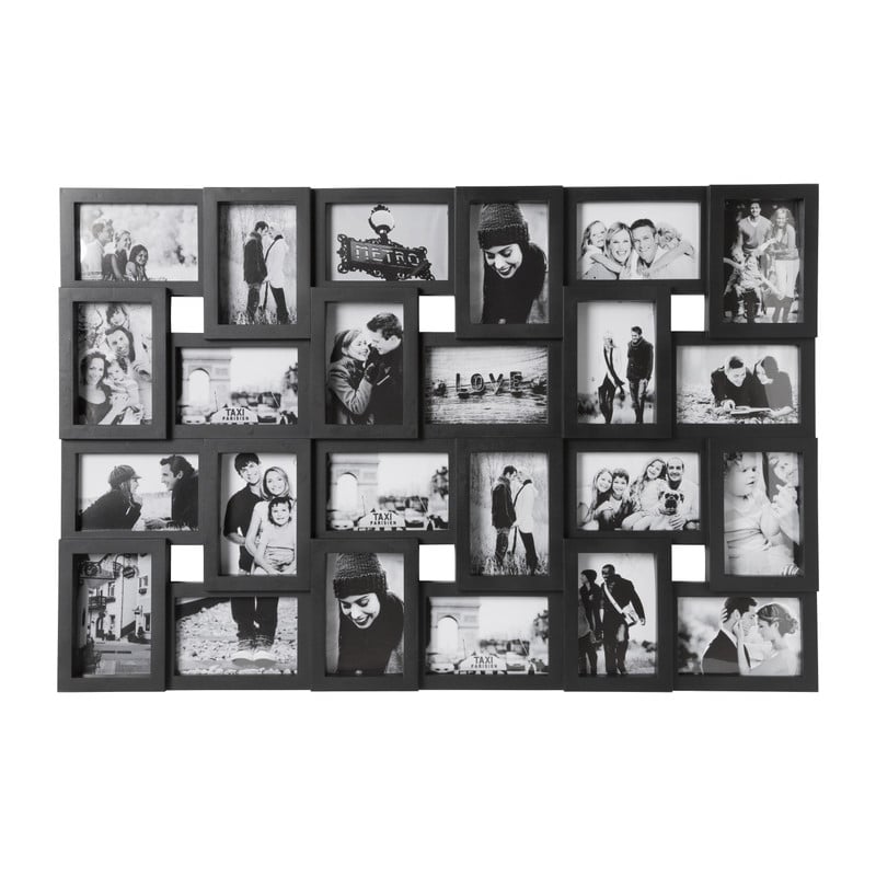 Chemicus feedback Mainstream Collagelijst voor 24 foto's - zwart- 86x57cm | Xenos
