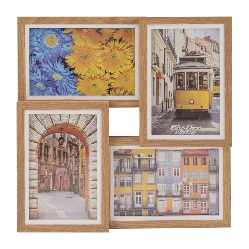 Collagelijst Lisbon - 4 foto's - bruin