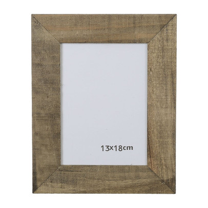 Panorama Wereldvenster gereedschap Fotolijst ruw hout - 13x18 cm - bruin | Xenos