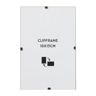 Fotolijst clip frame - glas - 10x15 cm