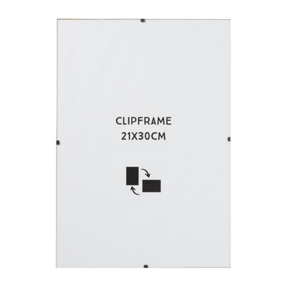 Fotolijst clip frame - glas - 21x30 cm