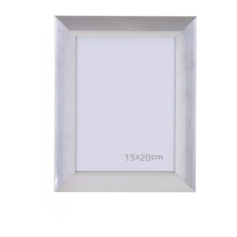 Sui Goedkeuring pastel Fotolijst aluminium look - 15x20 cm | Xenos