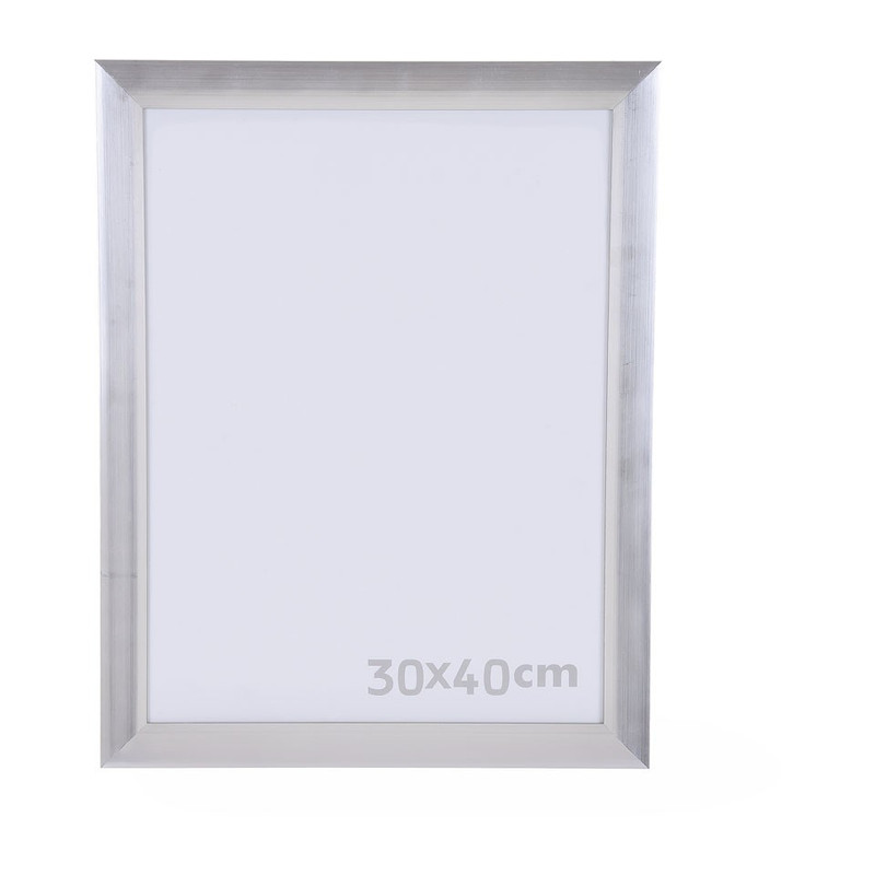 Onderdrukking tijdelijk Hijsen Fotolijst aluminium look - 30x40 cm | Xenos