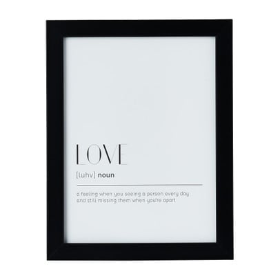 Fotolijst basic - zwart - 15x20 cm