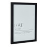 Fotolijst basic - zwart - 21x30 cm
