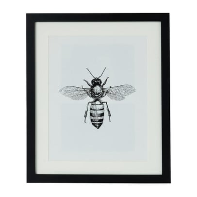 Fotolijst met passe partout - zwart - 20x25 cm