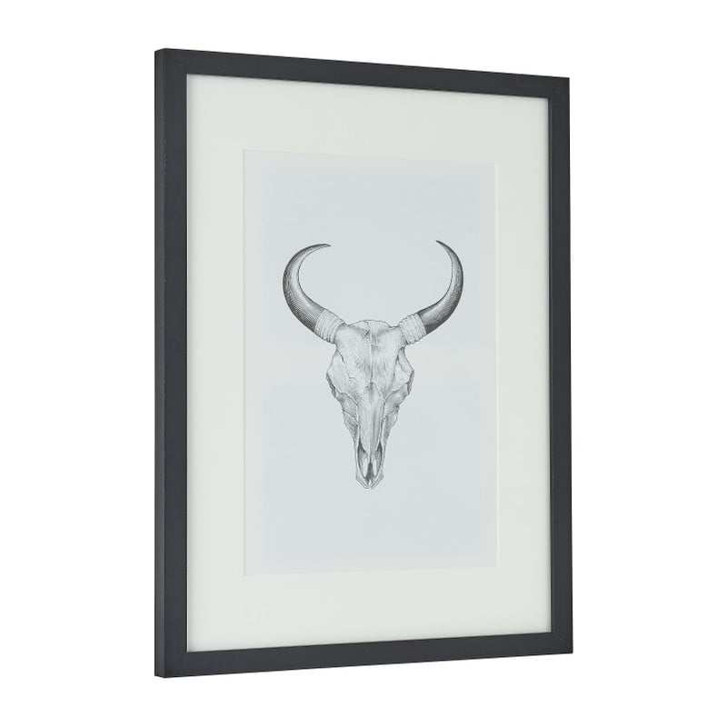 Fotokader met passe-partout - zwart - 21x30 cm