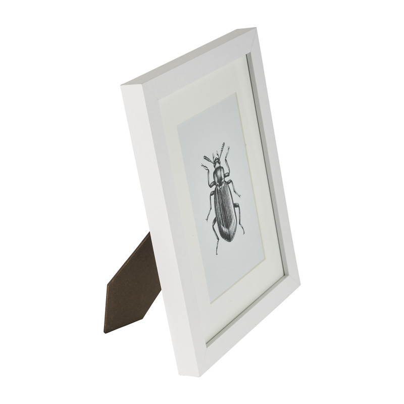 Fotolijst met passe partout - wit - 10x15 cm