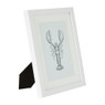 Fotolijst met passe partout - wit - 13x18 cm